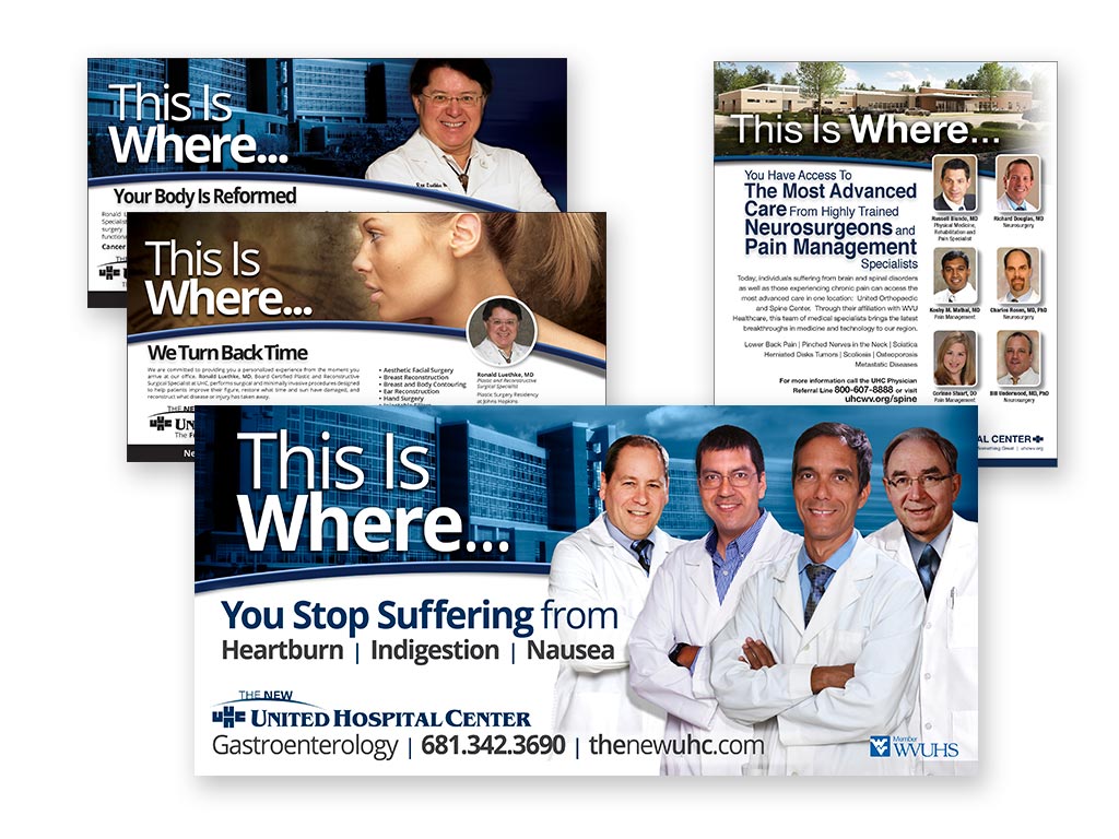 Healthcare print advertisements