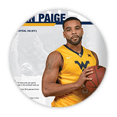 Basketball Program Cover and Player Page